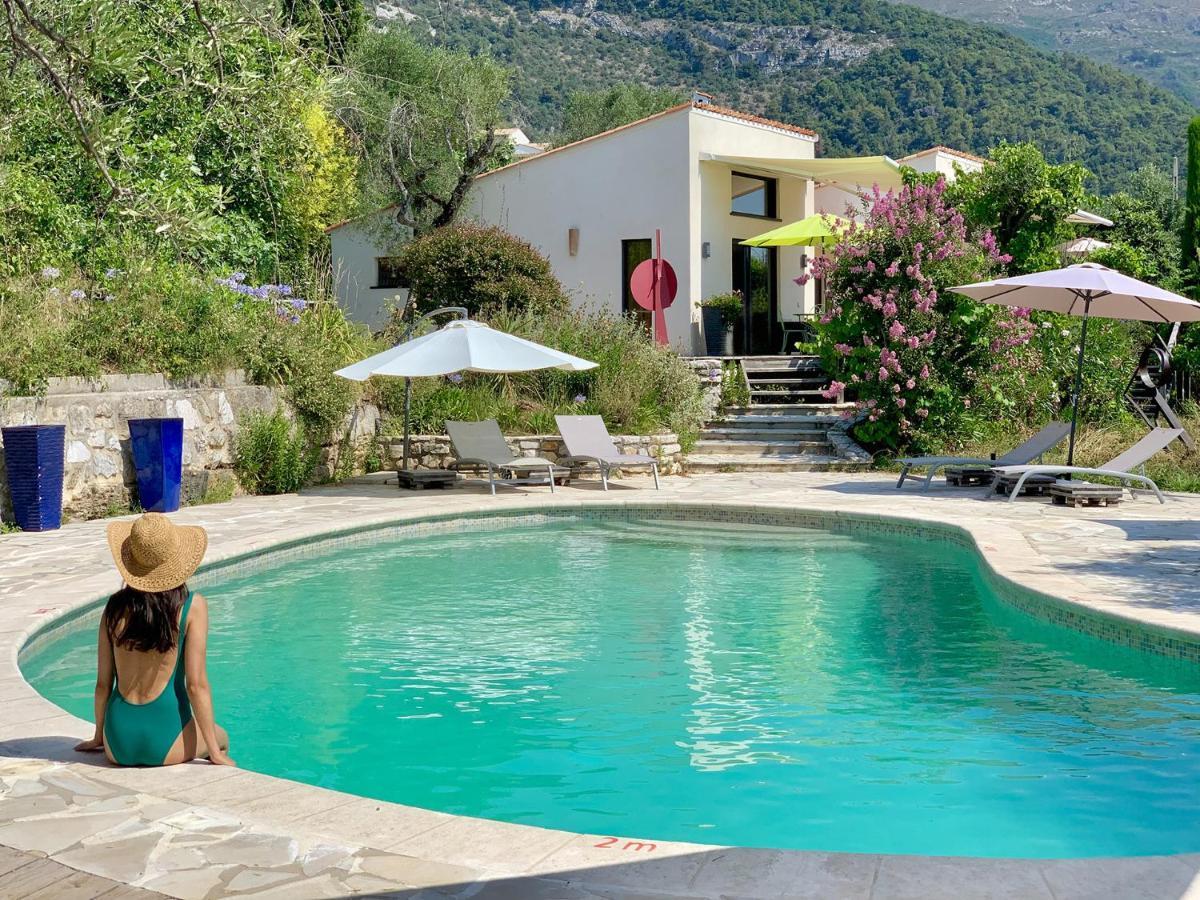 Maison D'Hotes Bleu Azur ตูร์เรสส์-ซัวร์-ลูป ภายนอก รูปภาพ
